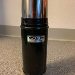 Stanley Black and Silver Thermos